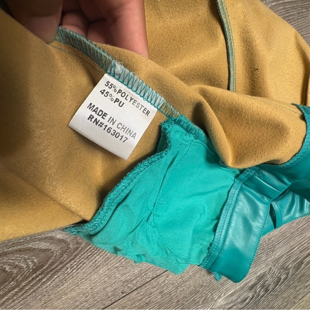 Princess Polly aqua leather Pants - Picture 10 of 10